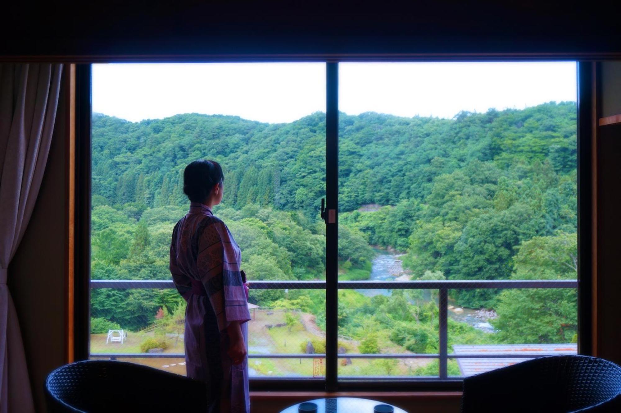 Hotel Sannouzan Onsen Zuisenkyo Ičinoseki Exteriér fotografie